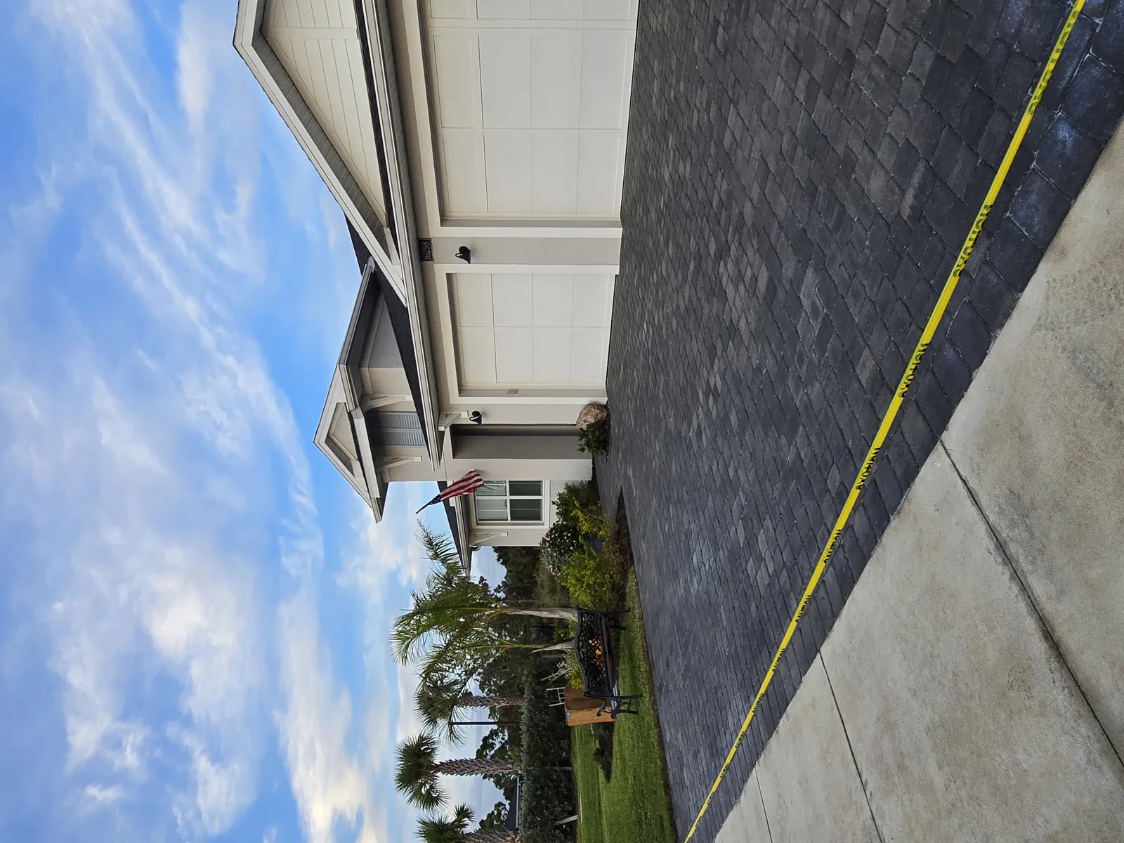 Sealed lanai pavers and pool at dusk in Babcock Ranch, Punta Gorda
