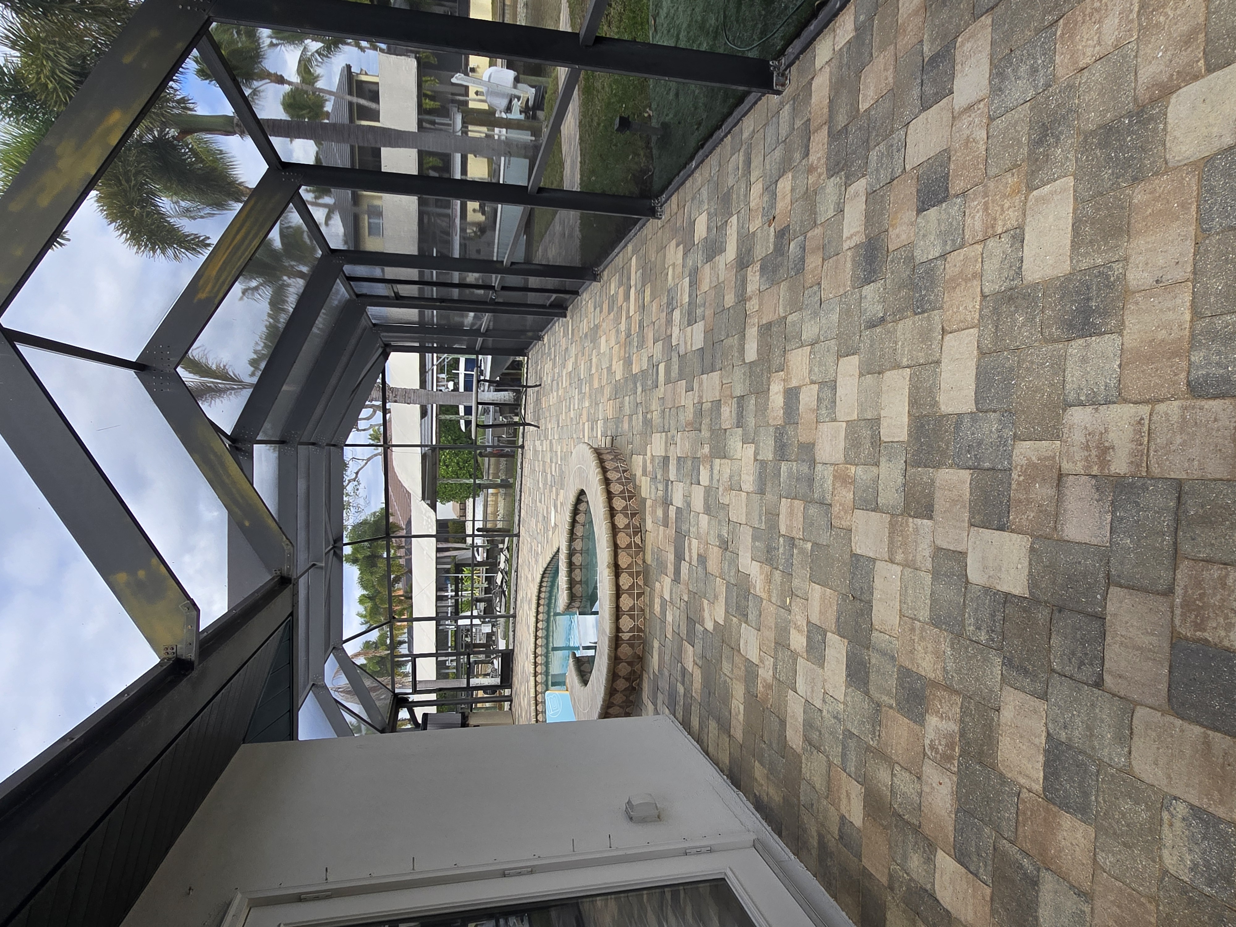 Paver Sealing 424 Parkway Ct - Morse Shores - Ft Myers before work done