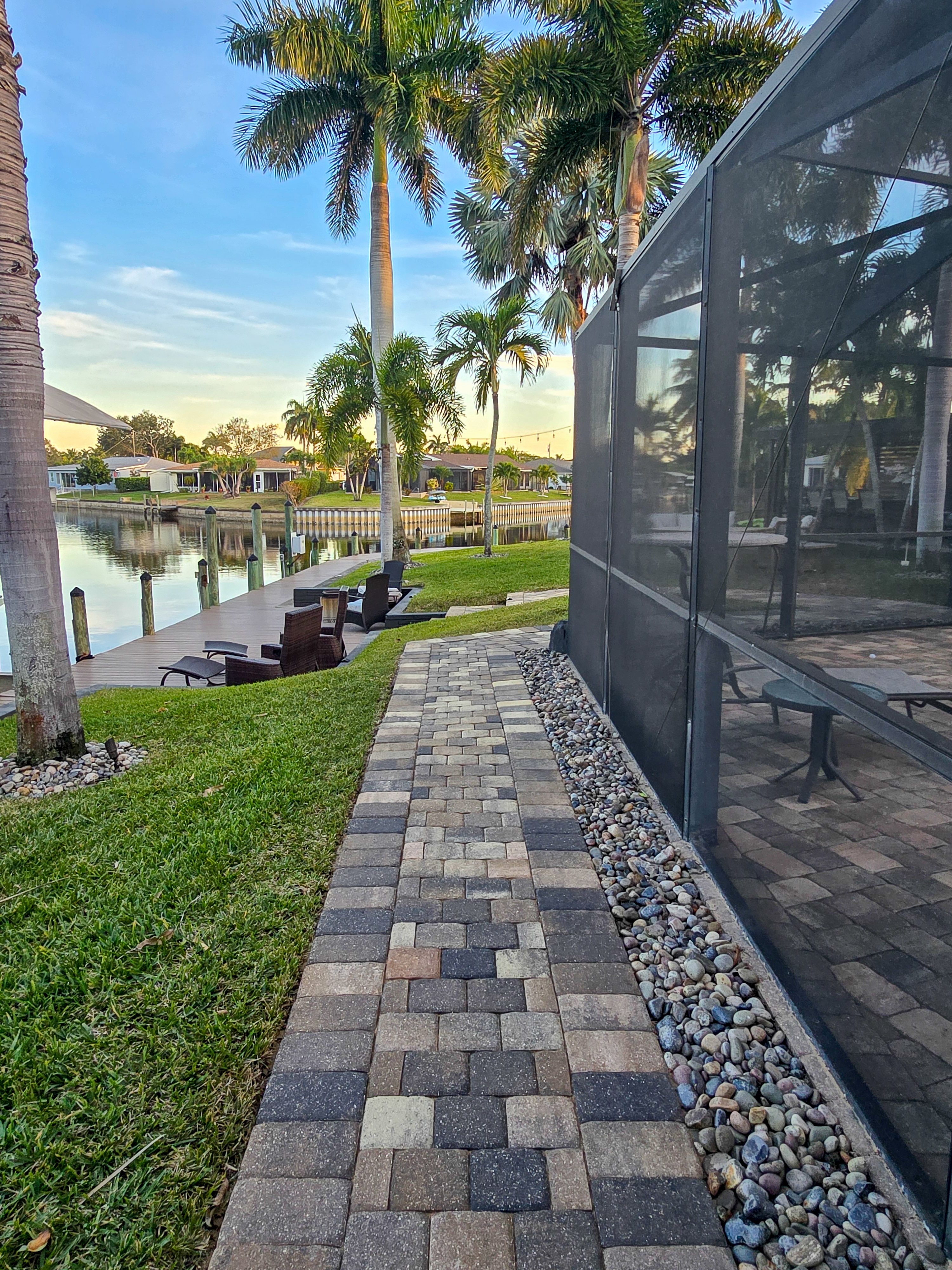 Paver Sealing 424 Parkway Ct - Morse Shores - Ft Myers after work done